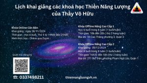 khai giang các khoa hoc thien nang luong cua thay vo huu